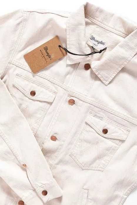 Wrangler męska kurtka jeansowa ecru L