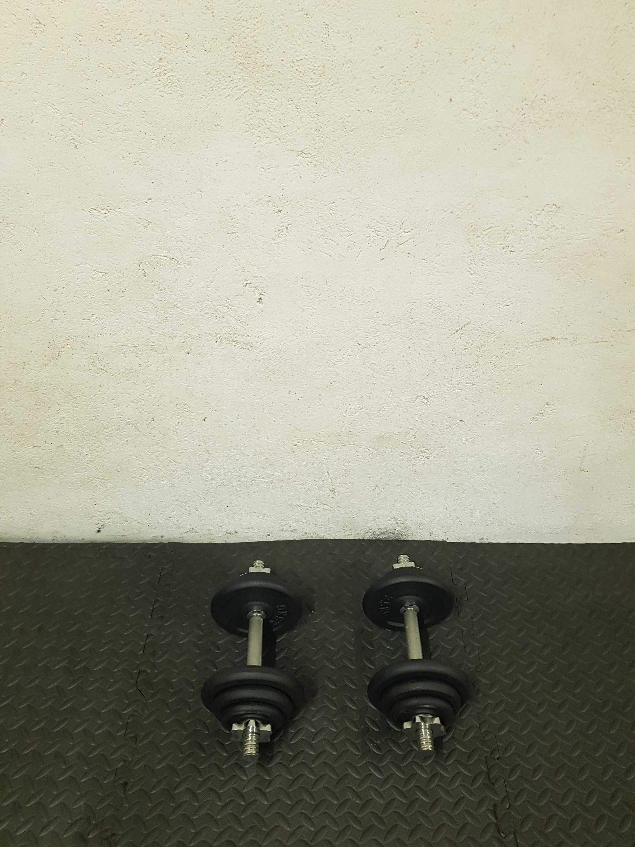 Hantle zeliwne regulowane 10kg x2