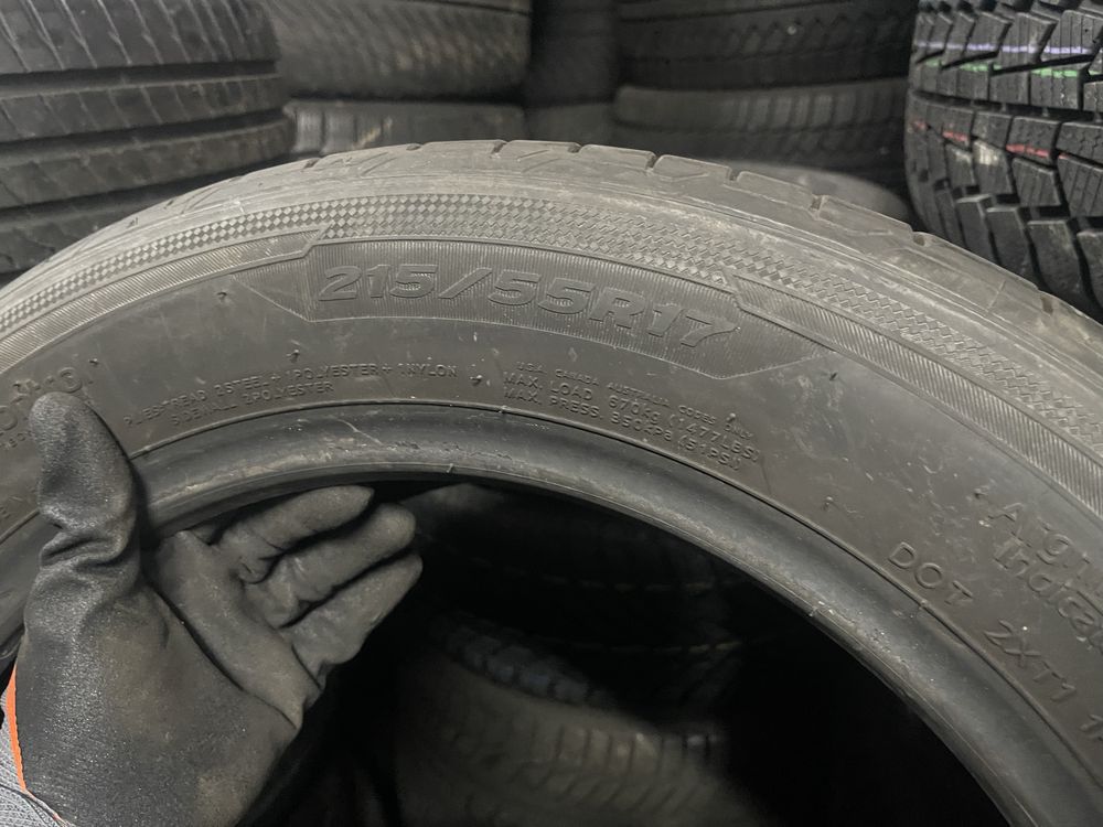 2xHankook 215 55r17., 2021 7.3mm