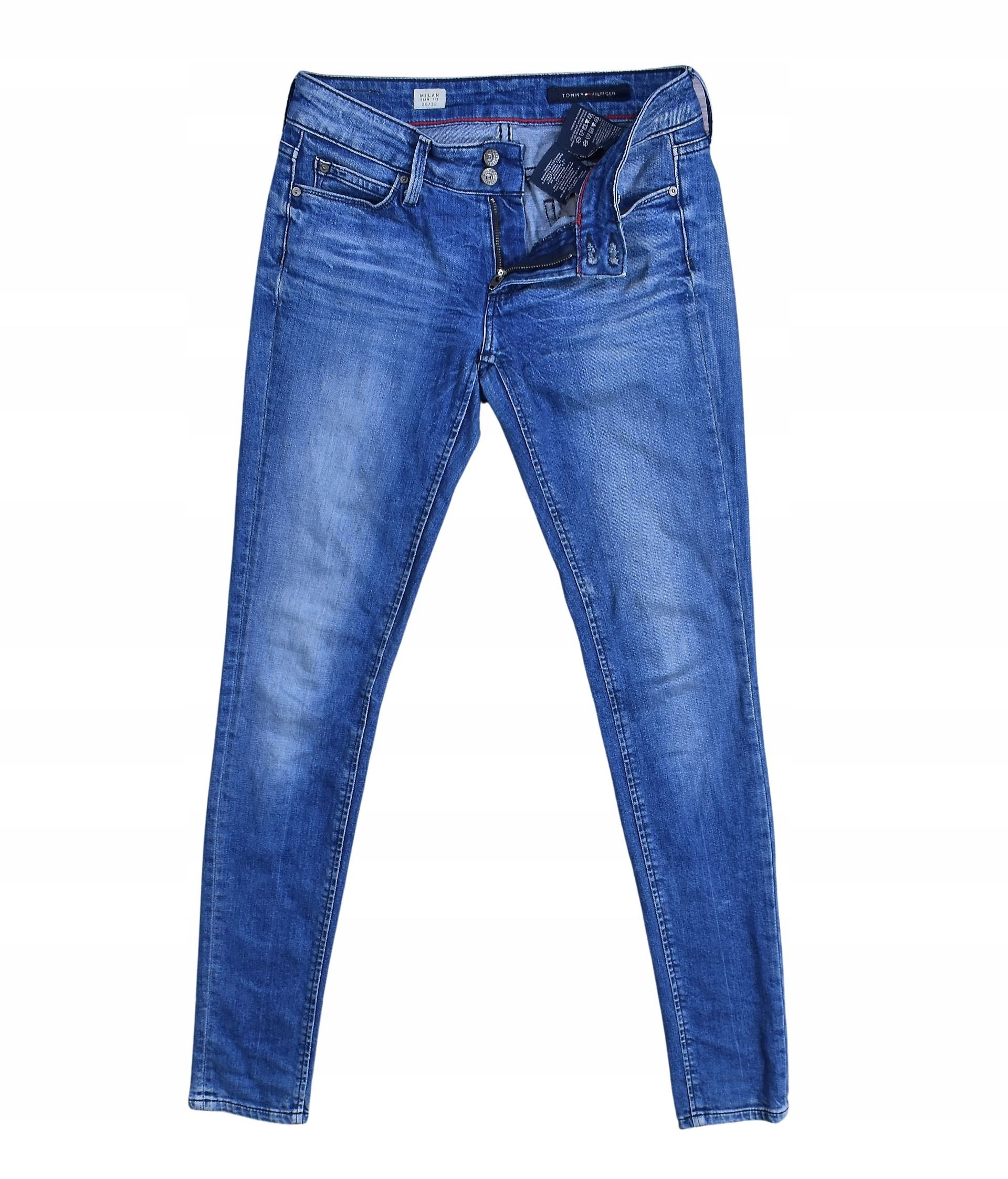 Tommy Hilfiger Milan Slim Fit Jeansy W25 L32