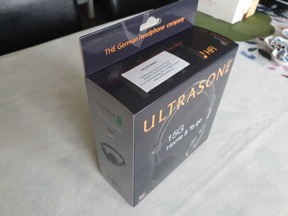 Ultrasone HFI-15G (jak nowe) otwarte, przewodowe, Hi-Fi, HFI 15G