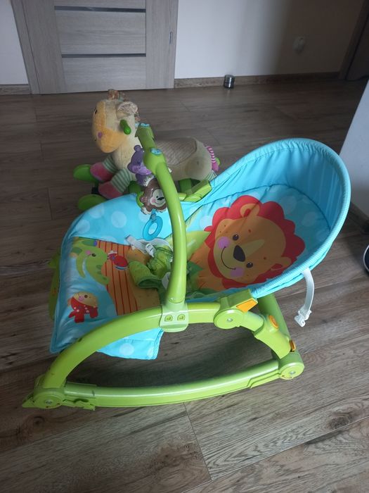 Fotelik bujaczek konik na biegunach jeździk