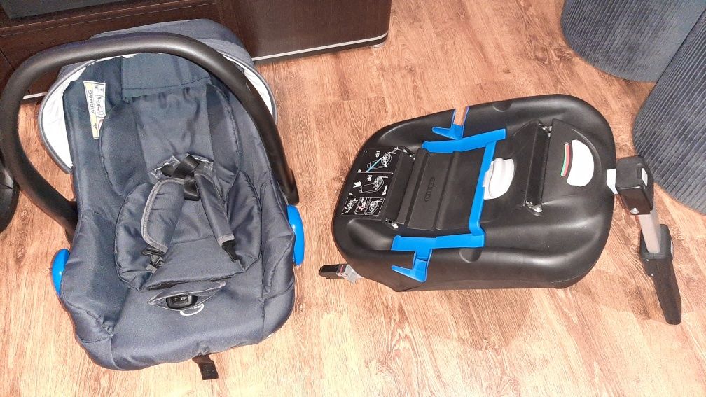 Wózek 4w1 BabyLux Largo ALU + baza isofix