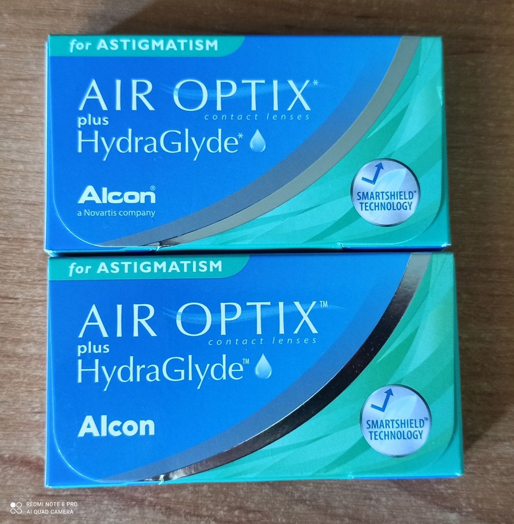 Soczewki miesięczne AIR OPTIX plus HydraGlyde astygmatyzm -10