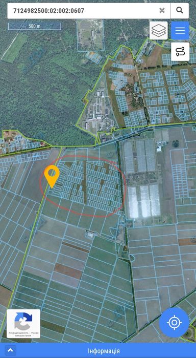 Земельна ділянка 0.12 га с.Геронимівка