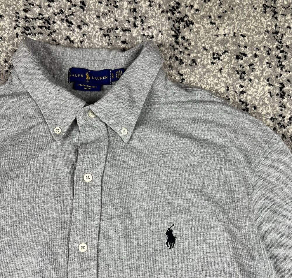 Polo Ralph Lauren чоловіча сорочка, брендова сорочка, рубашка Коттон