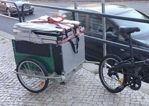 Venda Ambulante - Atrelado de bicicleta