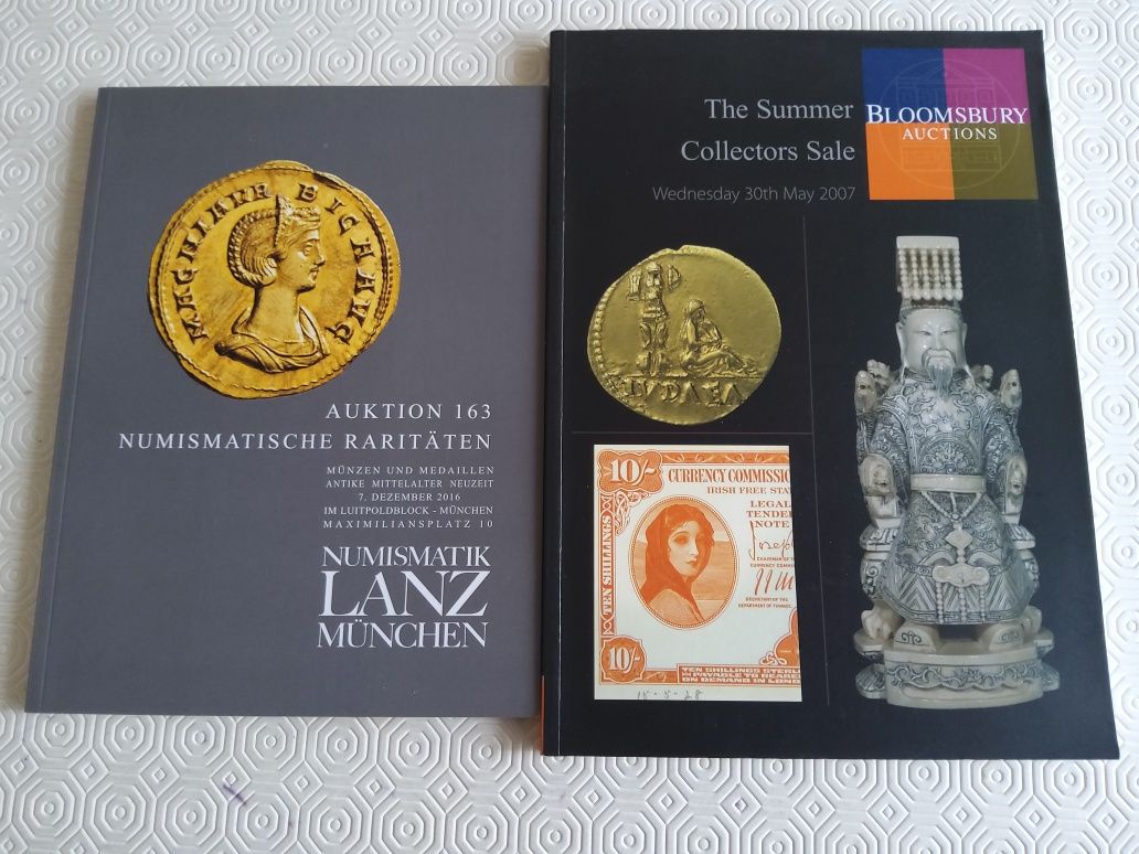 12525#Livro/catálogo Leilão Moedas Romana 2016 ofert 1 livro notas etc