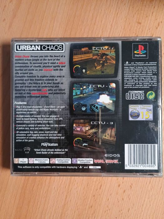 Urban Chaos PSX PS1 PlayStation angielska komplet