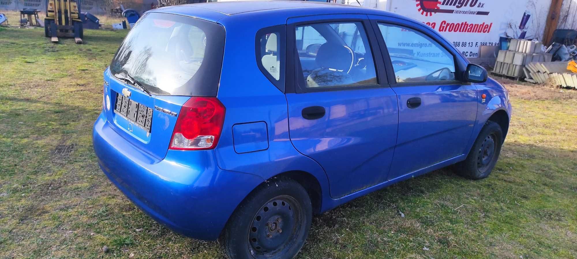 Chevrolet kalos 1.2 benzyna 2005 rok uszkodzony silnik