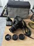 Aparat Lustrzanka Nikon D3100+Kit 18-55mm/Torba/SD16/Znikomy Przebieg!