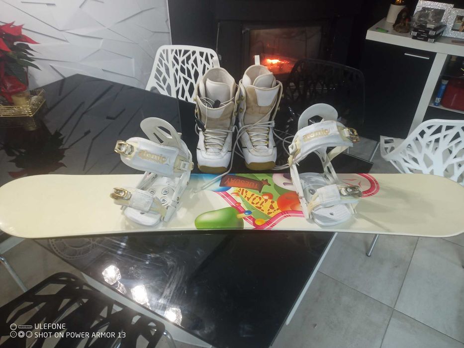 Deska snowboardowa Atomic 140cm + Buty