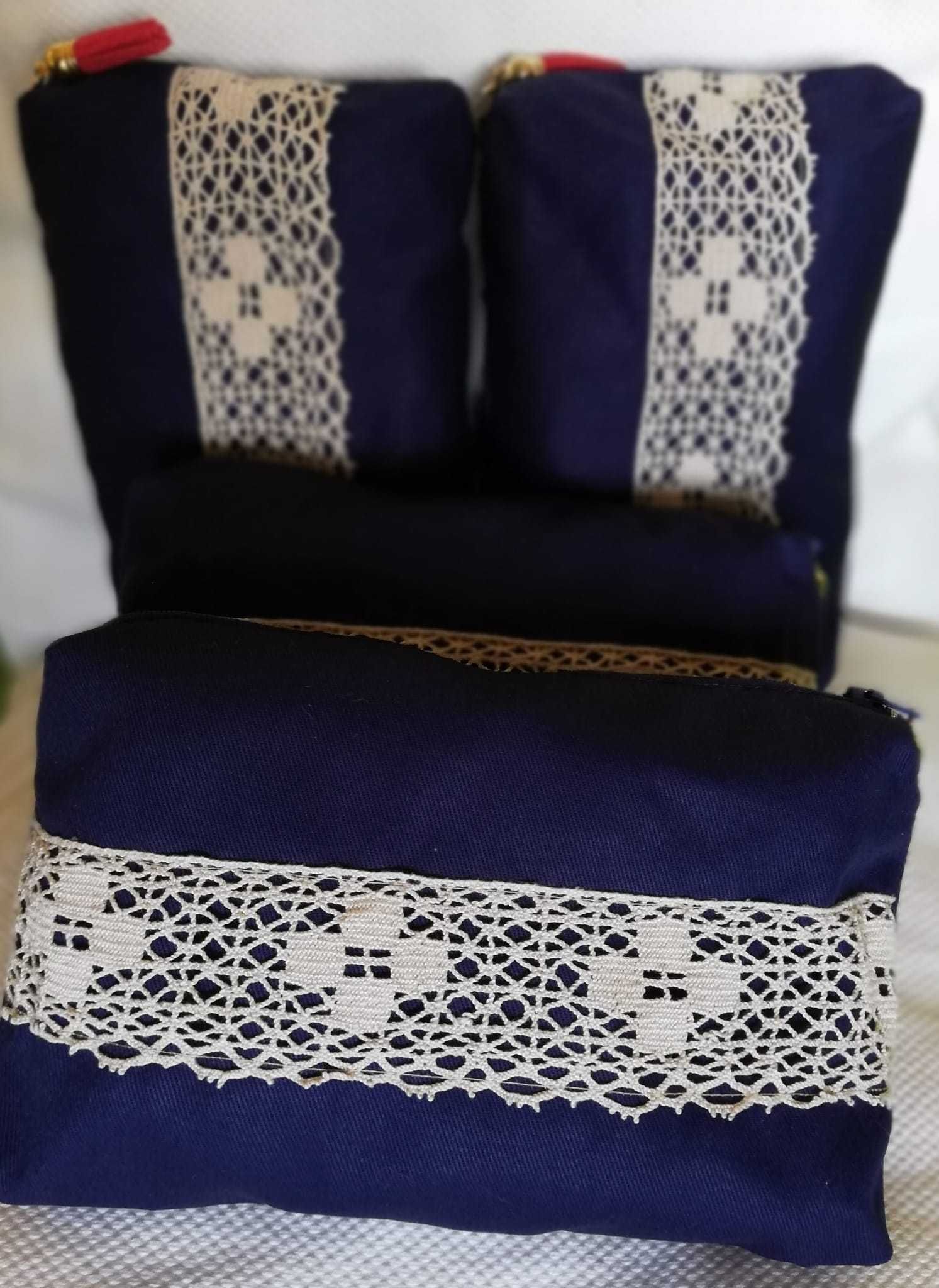 Bolsa azul escuro