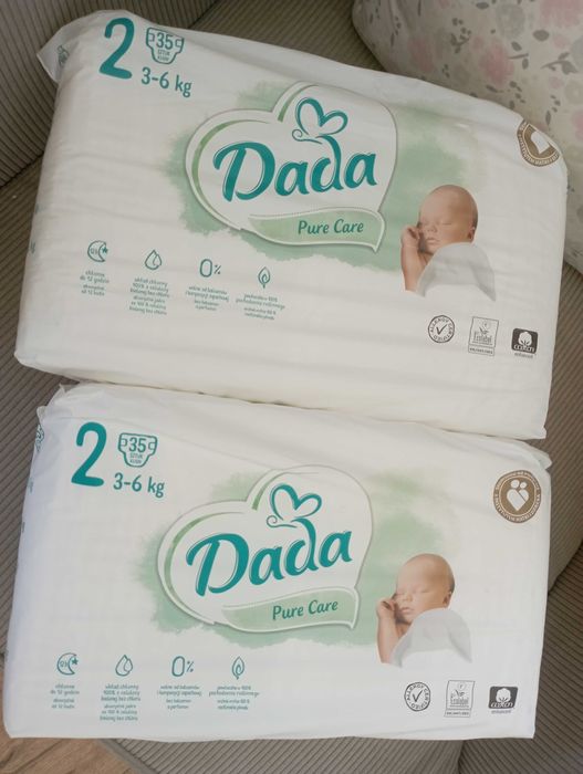2 paczki pieluch Dada 2