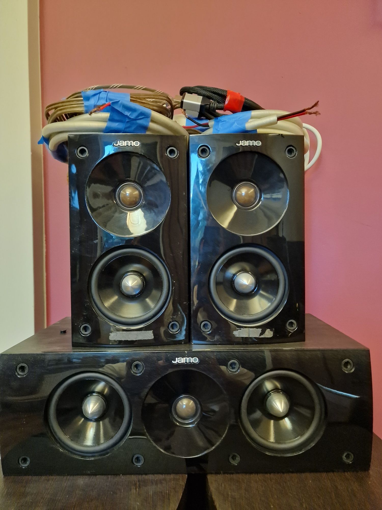 Onkyo TX-626 + głośniki i subwoofer Wharfedale oraz Jamo