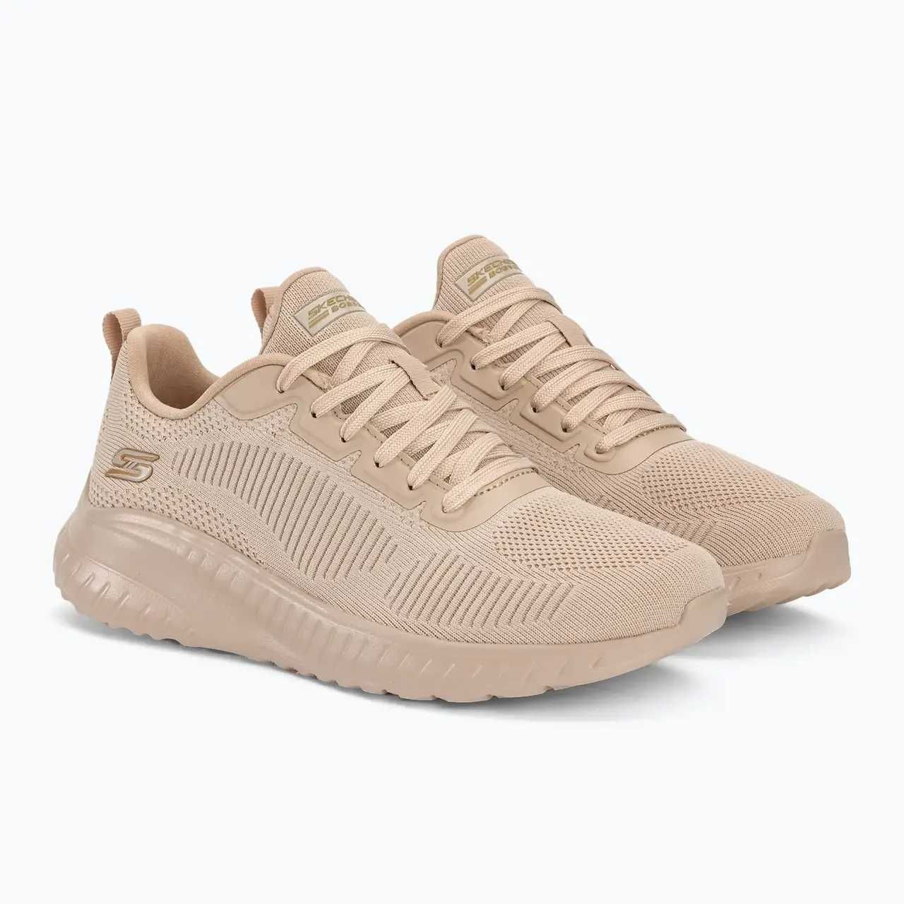 Кросівки жіночі Skechers BOBS Sport Squad бежеві