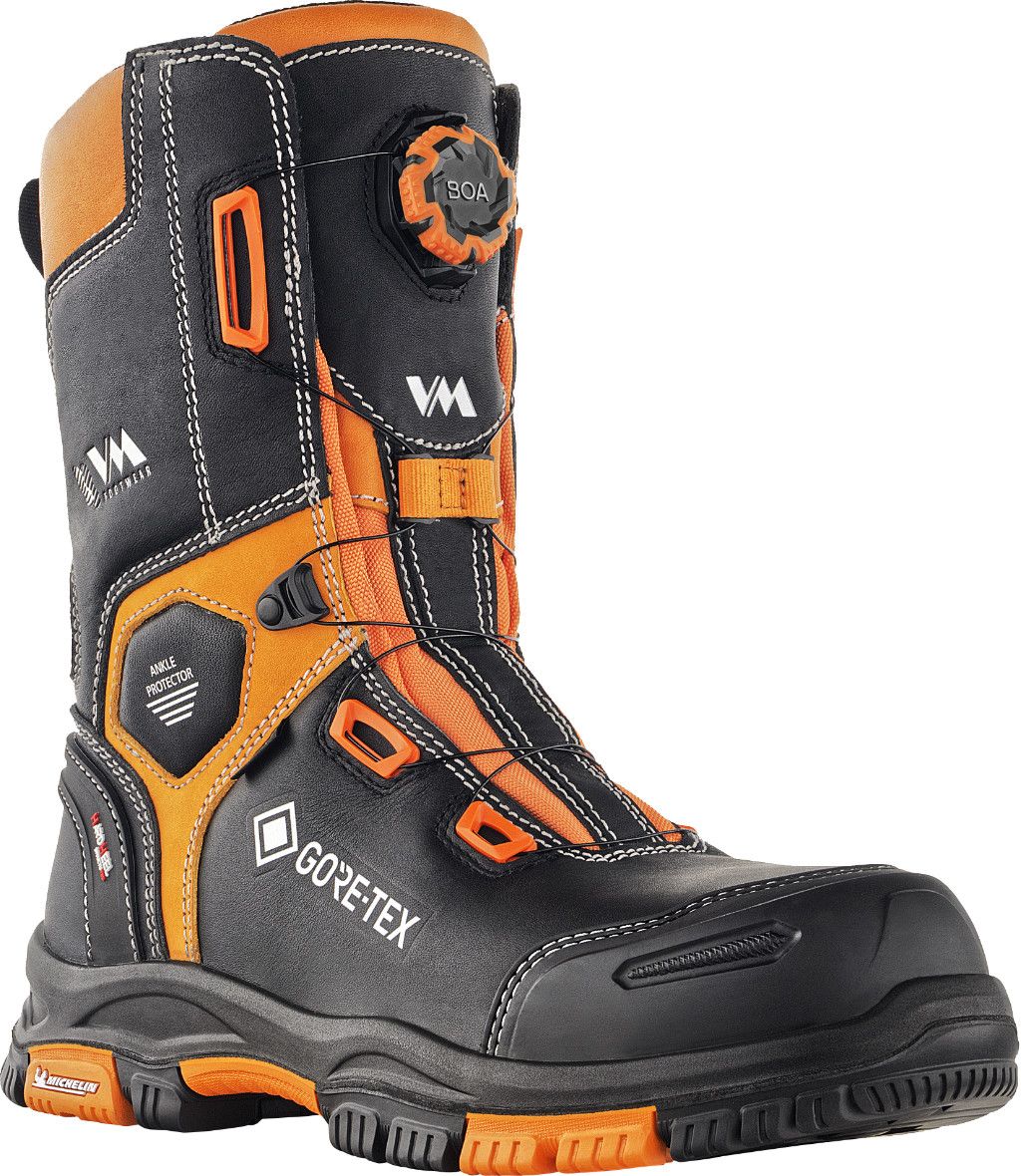 Buty robocze VM Wysokie Trzewiki BHP CONNECTICUT S7L BOA ROZM 47