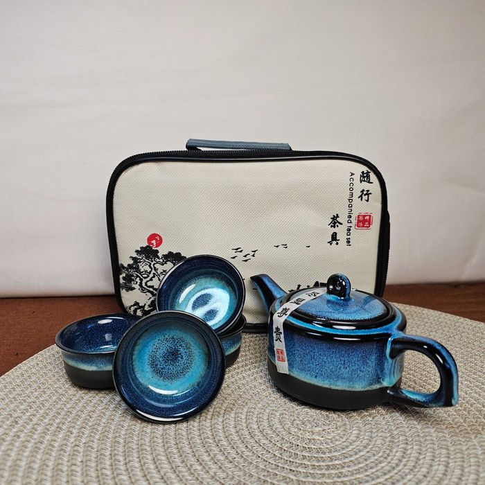 Дорожній сервіз ❱ китайський чайний набір у сумці ❰ Око дракона