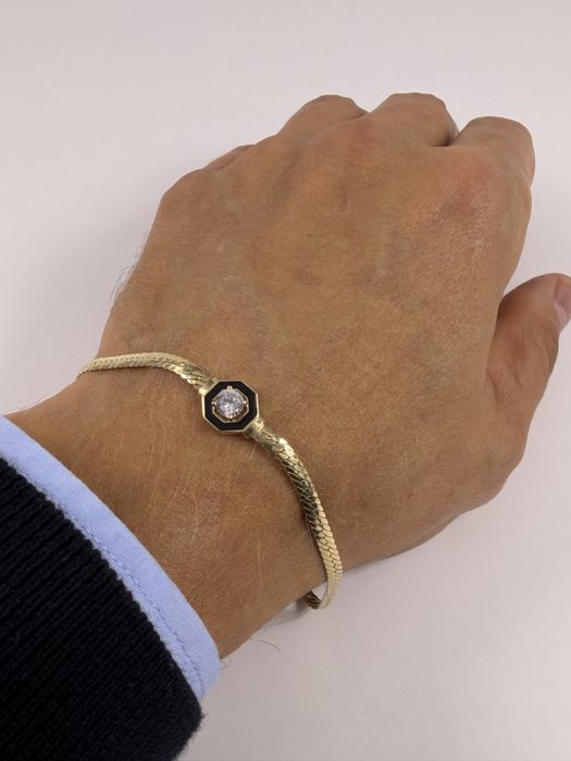 Złota bransoletka nowa