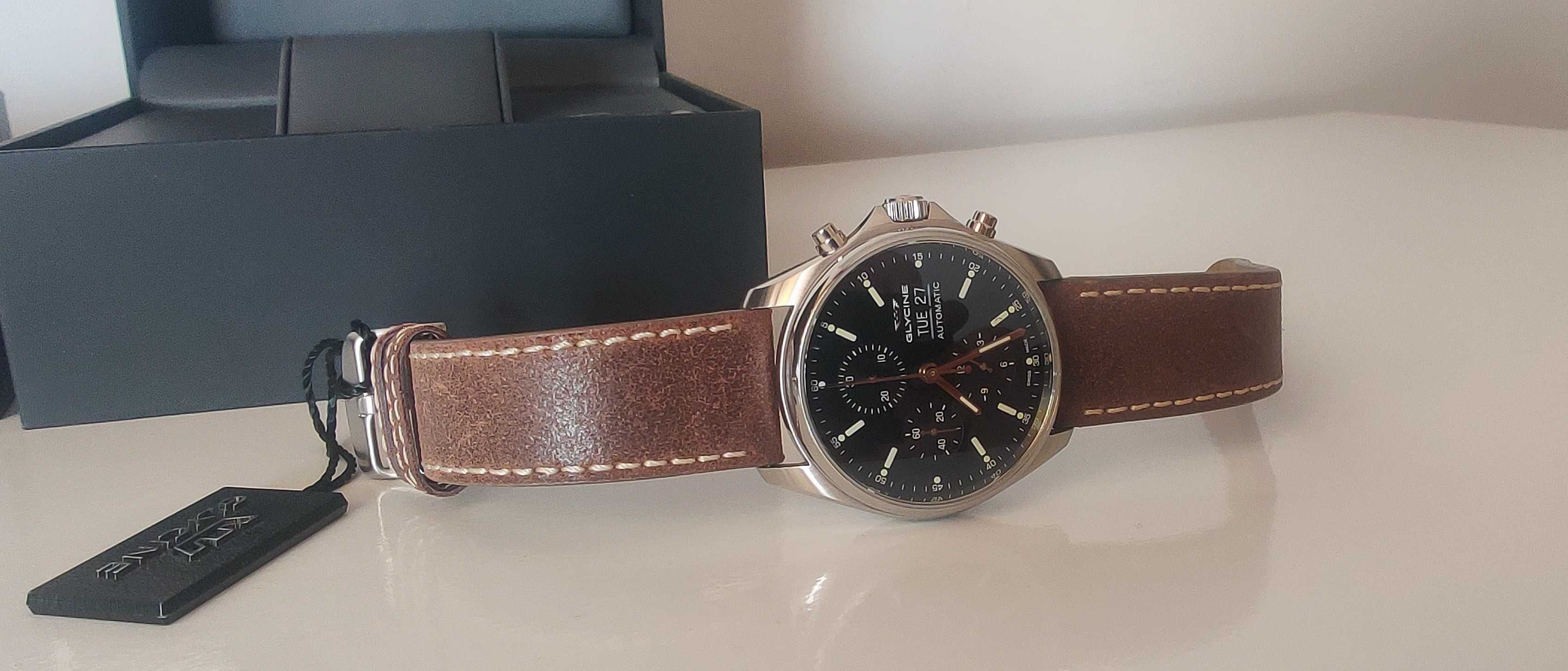 Zegarek Glycine Chronograph Automatic Valjoux 7750 Oris Sinn