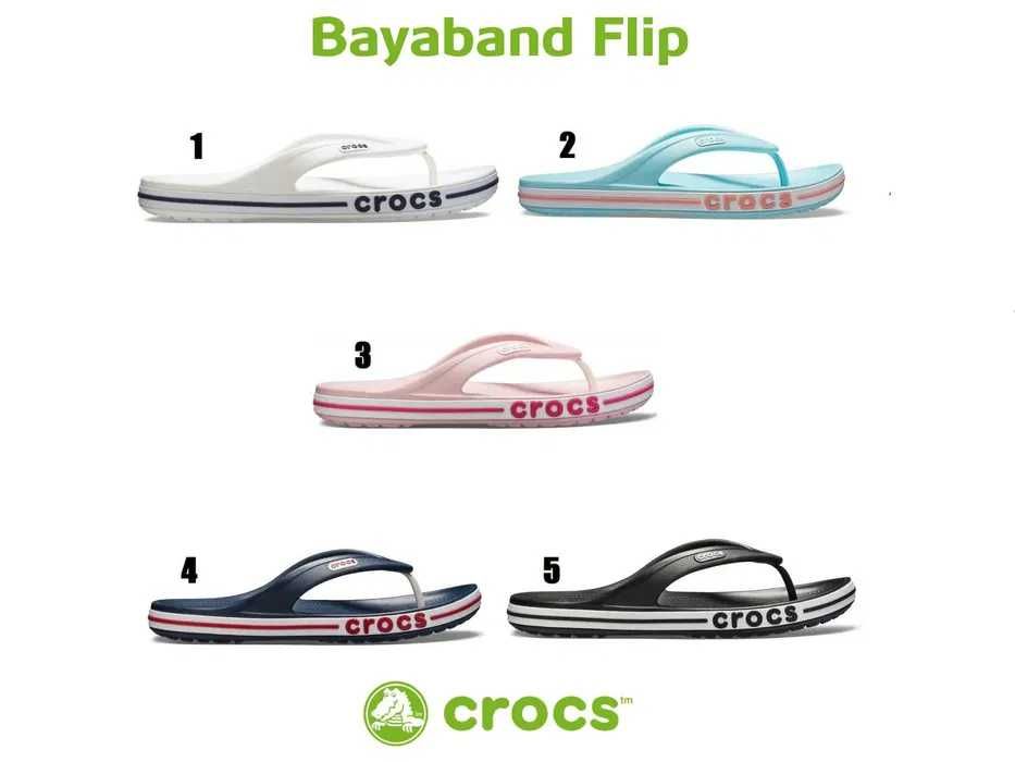 Розпродаж взуття Crocs! Жіночі та чоловічі в'єтнамки Bayaband flip!
