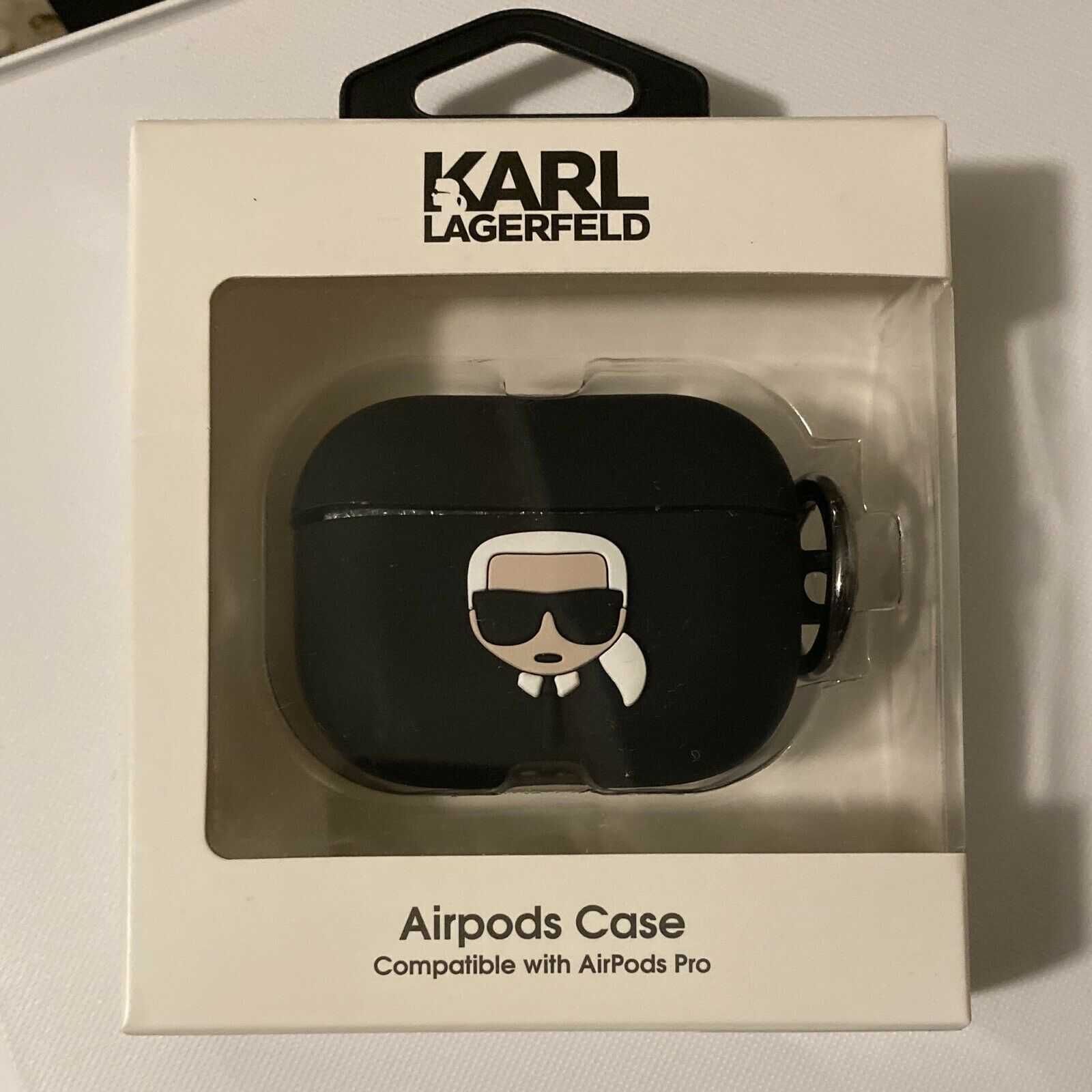 Oryginalne Etui Karl Lagerfeld Do Airpods Pro Czarne