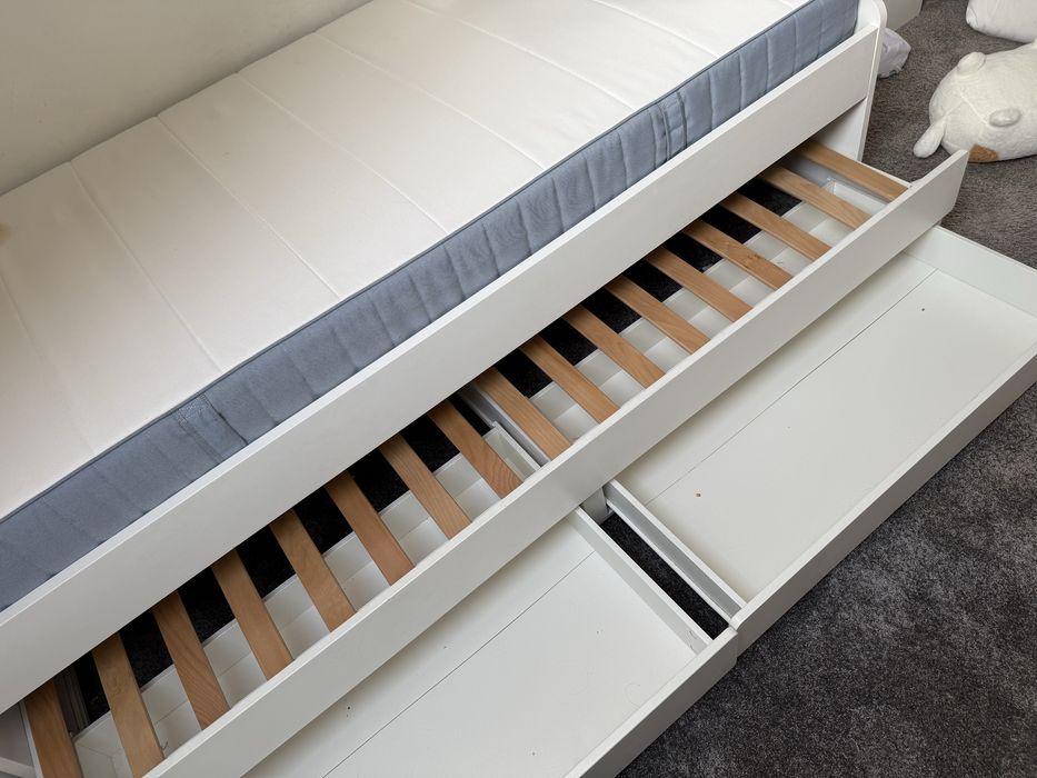 Łóżko ikea slakt nowy materac kieszeniowy 2w1slakt