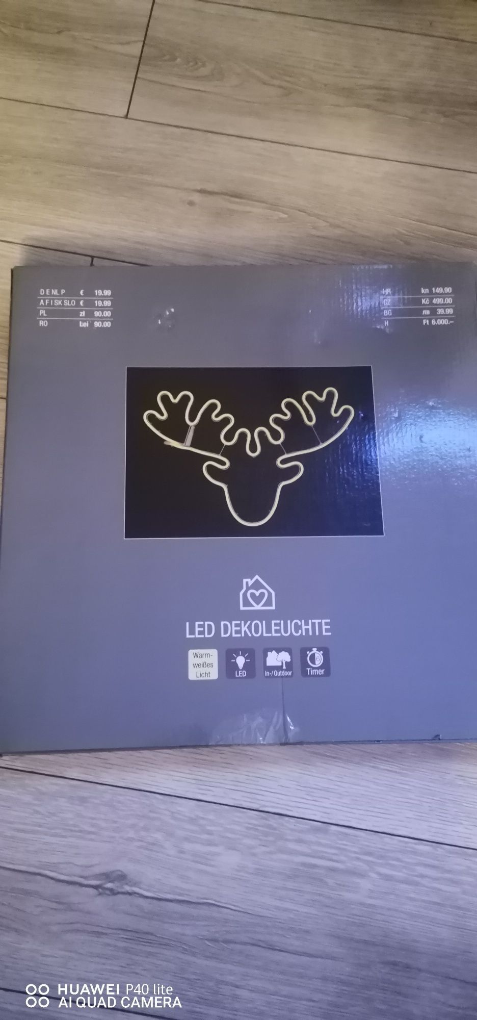 Dekoracyjna lampa led