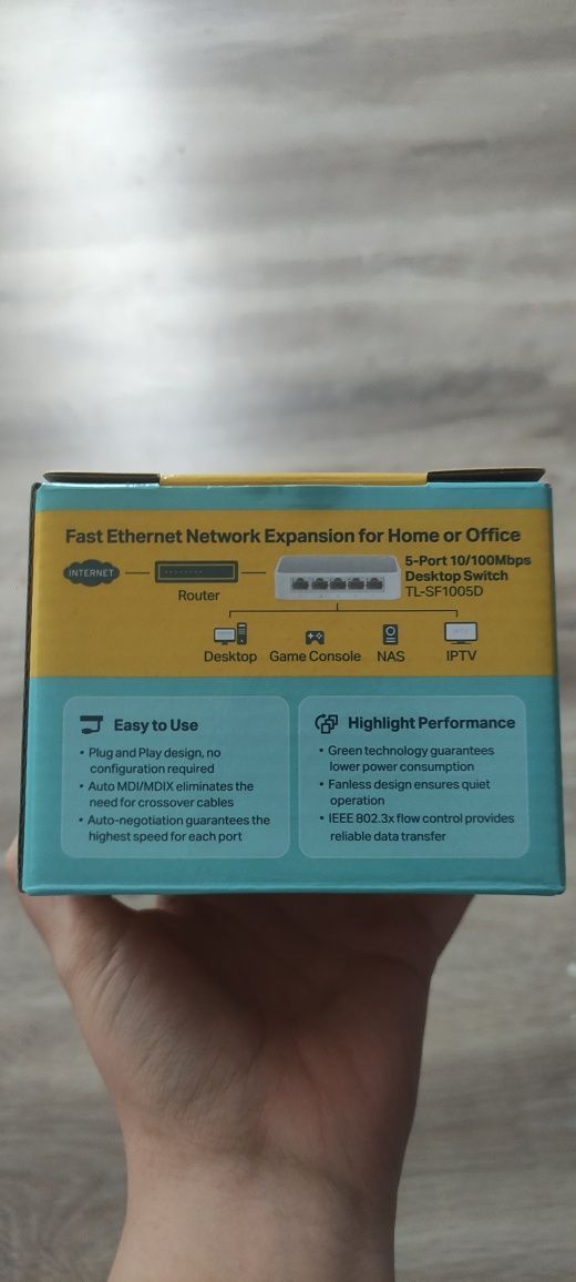 Desktop Switch - TP-Link - 10/100 Mbps