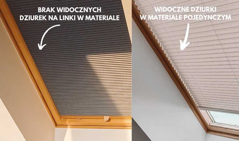 Plisa roleta na okno dachowe fakro velux termiczna 60,5/100 60/100