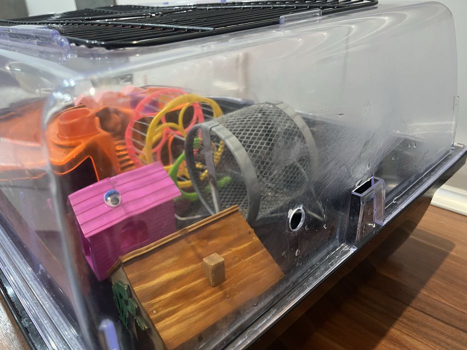 Dom dla gryzonia z akcesoriami