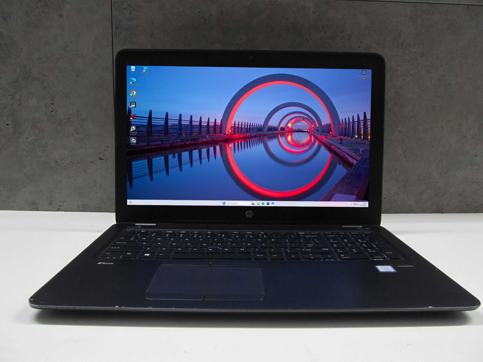 GAMING HP Zbook 15u G4 i7 7500U 16GB 256SSD AMD FirePro W4190M AUTOCAD