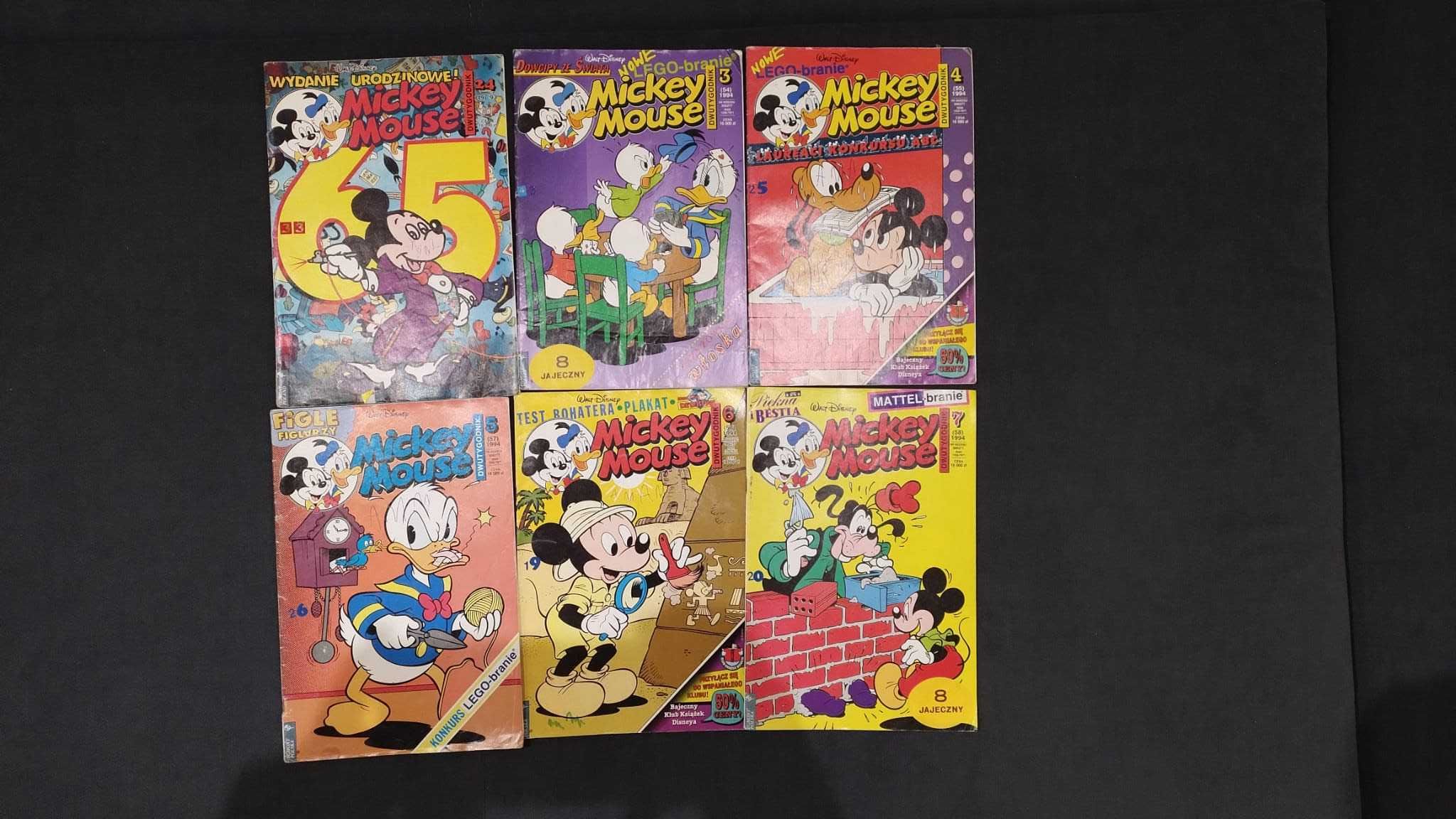 Komiks Mickey Mouse - 3 numery (1993/1994)