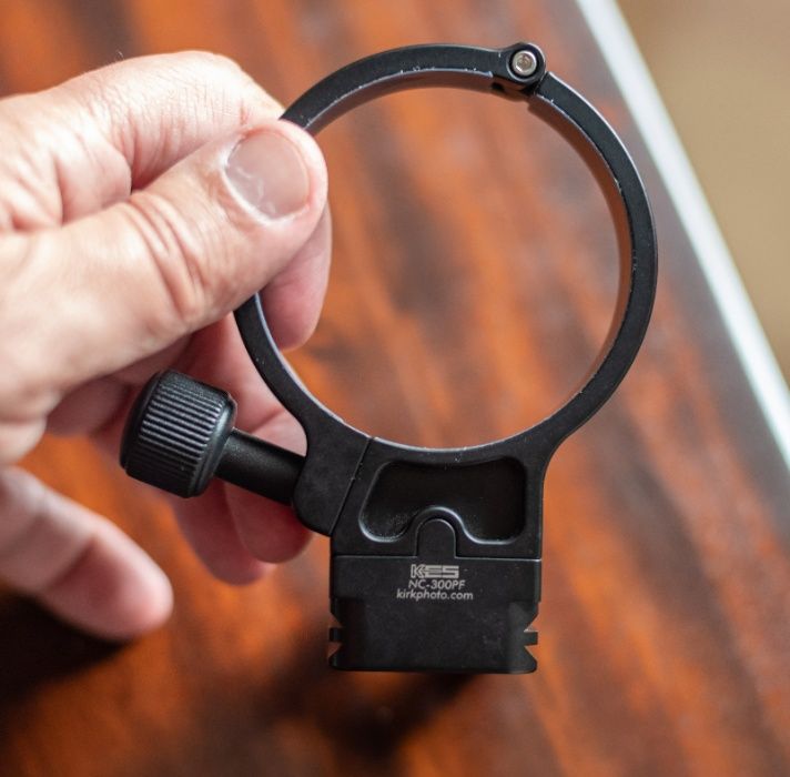 Anel de tripé Kirk KES NC-300PF (Collar) - para objectivas Nikon