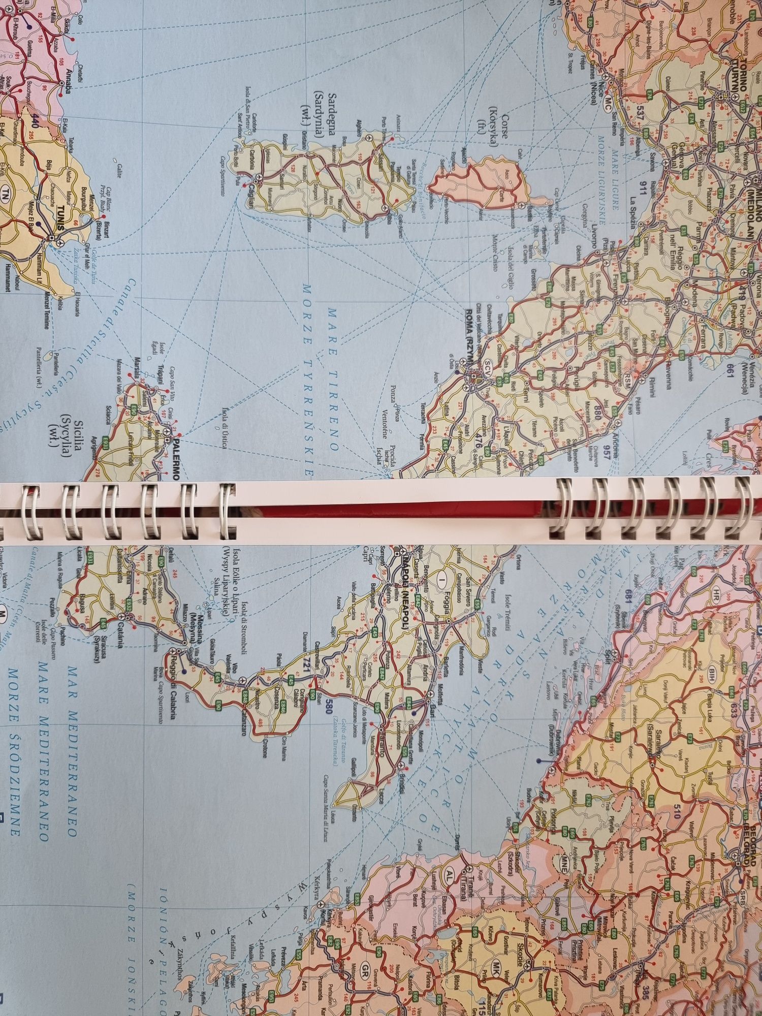 Atlas samochodowy Polska 1:250000 kompas