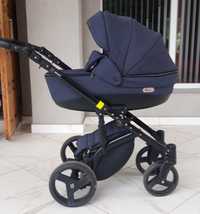 Продам каляску 2 в 1 Baby Pram bellini тёмно синего цвета(джинс)