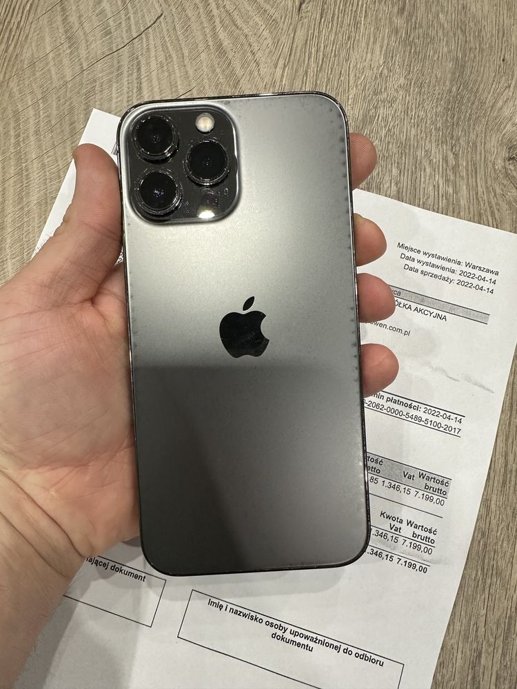 iPhone 13 Pro Max 512GB Graphite iSpot gwarancja