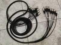 Kabel wieloparowy multocore pyta audio 8x XLR Neutrik NC3FXX 10m