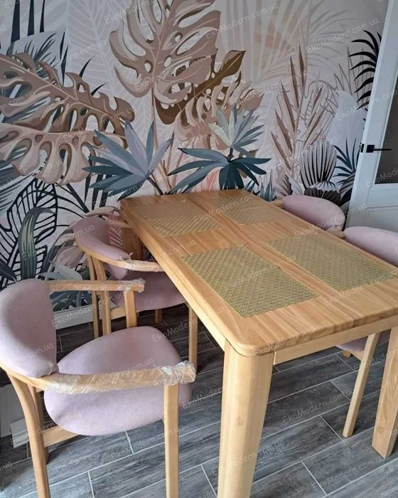 Стільці з підлокітниками АЛЕКСІС від виробника з дерева Ясен, Бук, Дуб