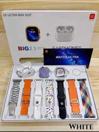 SÓ 50€ | Pack Smartwatch Ultra Max 10 em 1 + Auriculares TWS sem fios