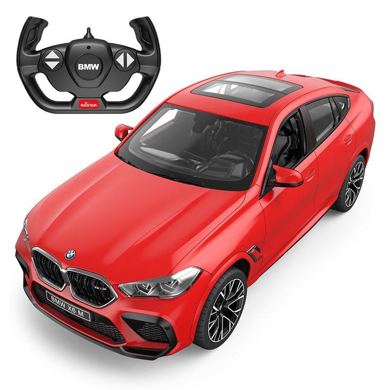 Autko auto zdalnie sterowane  BMW X6 M 1:14 RASTAR Czerwony