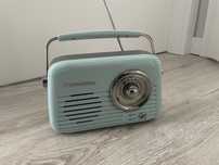 Retro radio chrom z głośnikiem bluetooth Vintage Cuisine