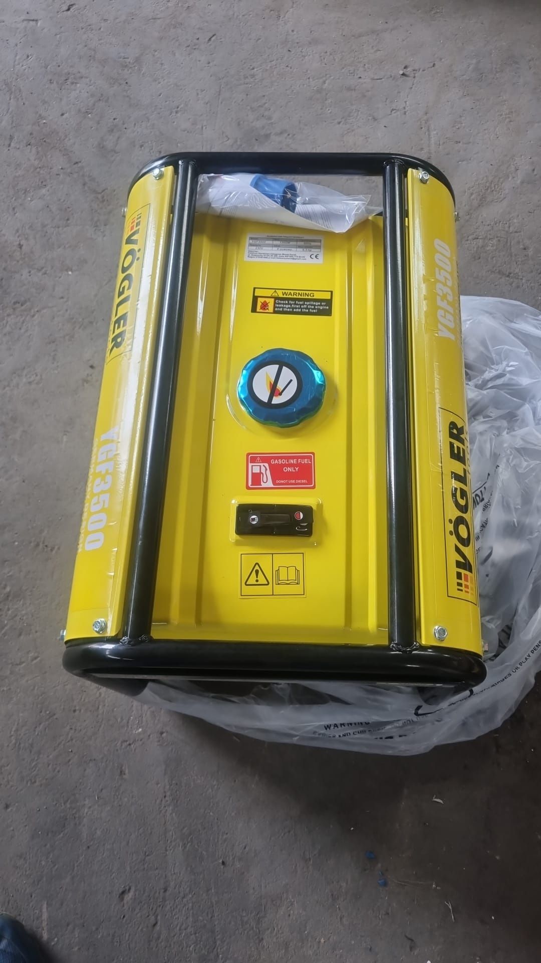 Agregat prądotwórczy VÖGLER GmbH 2,9 KVA miedź, 1 fazowy, generator