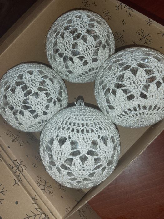 Bombki na szydełku