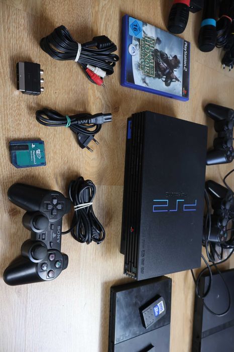 Konsole Gry Sony Playstation 2 Ps2 Fat , Silver Box Slim od 200zł BUZZ