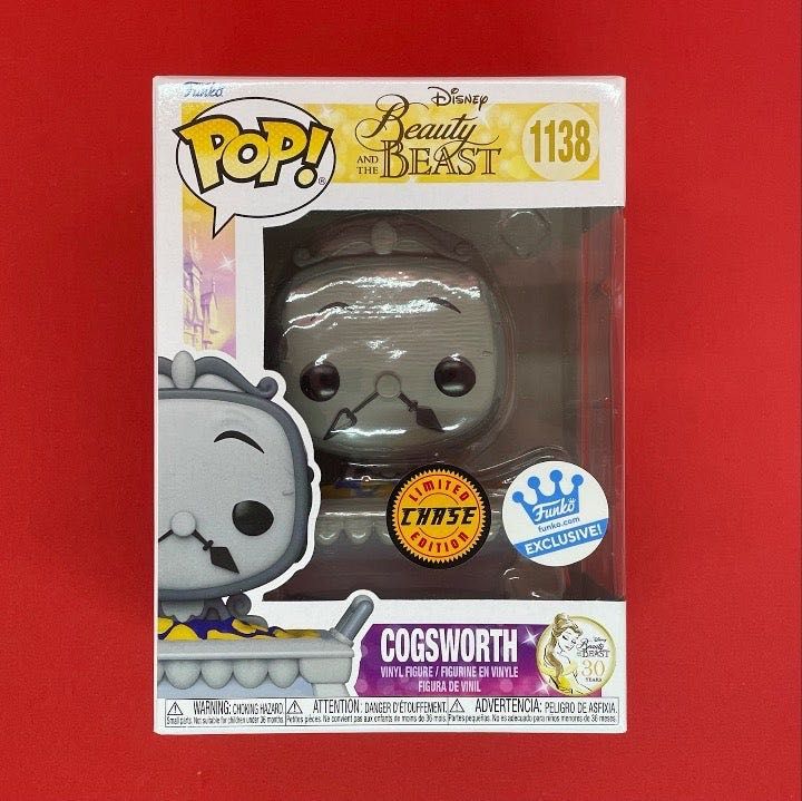 Funko POP Beauty And The Beast Cogsworth красавица и чудовище