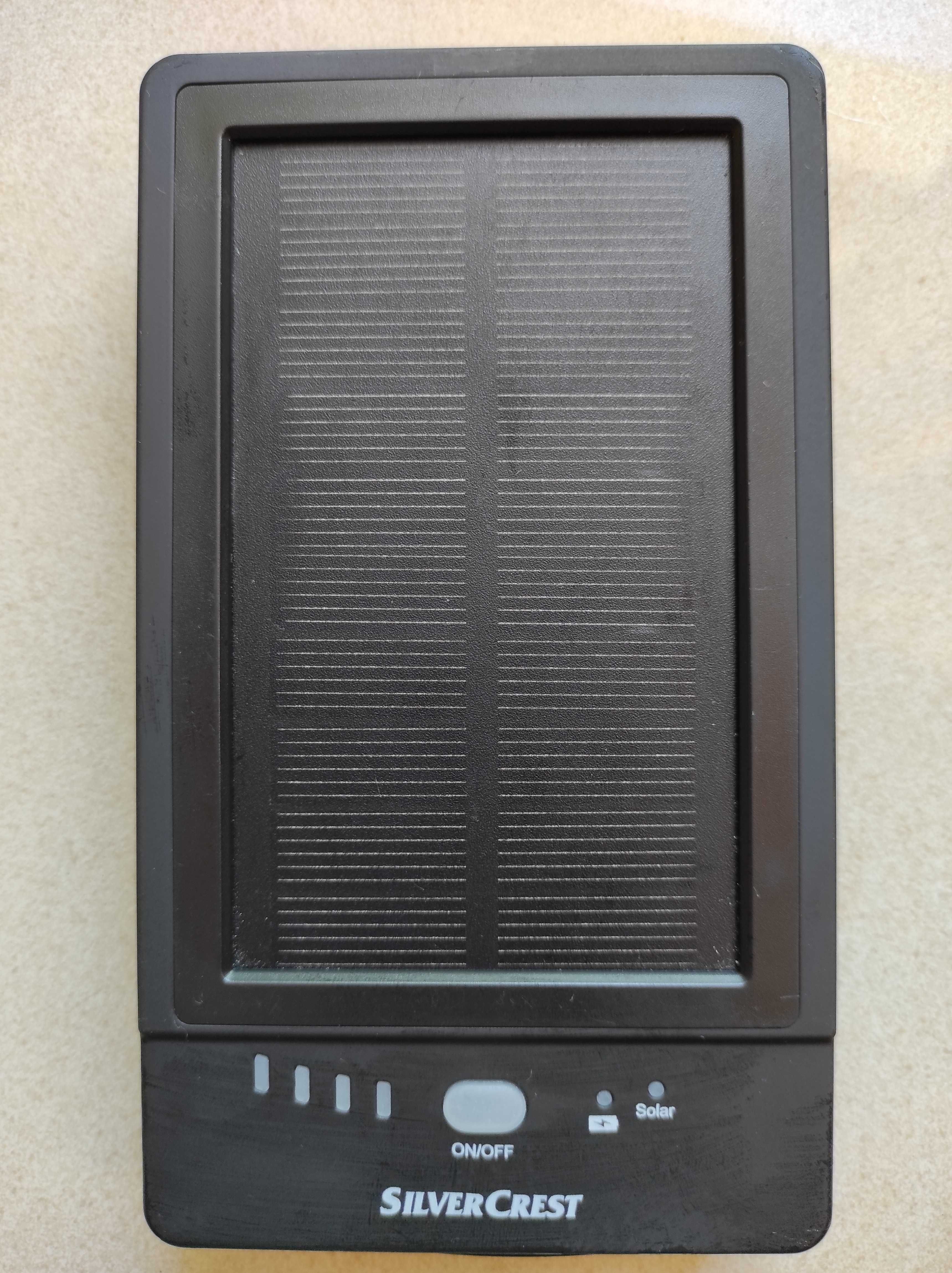 SOLAR - POWERBANK Silver Crest 3,7V / 5000mAh / 18.5Wh / 5V