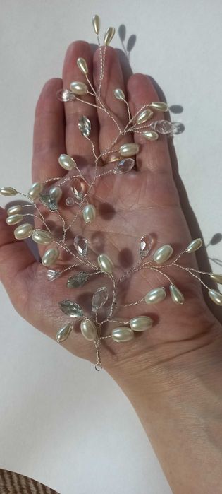 Украшение для причёски на свадьбу