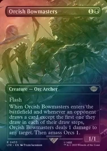4 Orcish bowmasters magic the gathering (mtg)