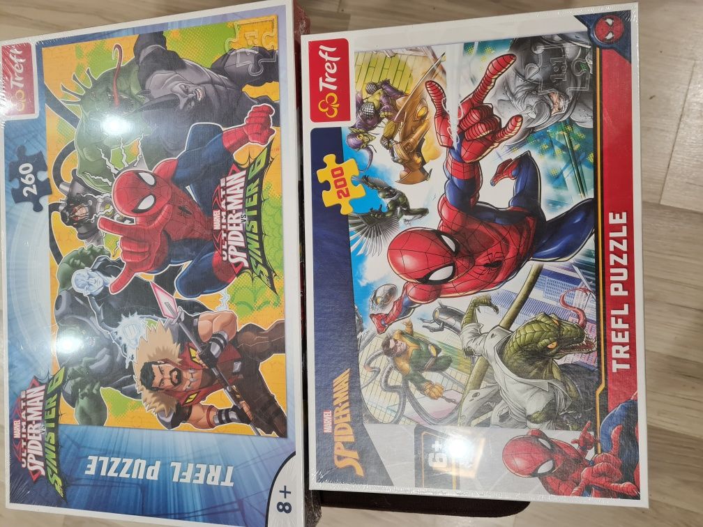 2× puzzle Trefl Spiderman